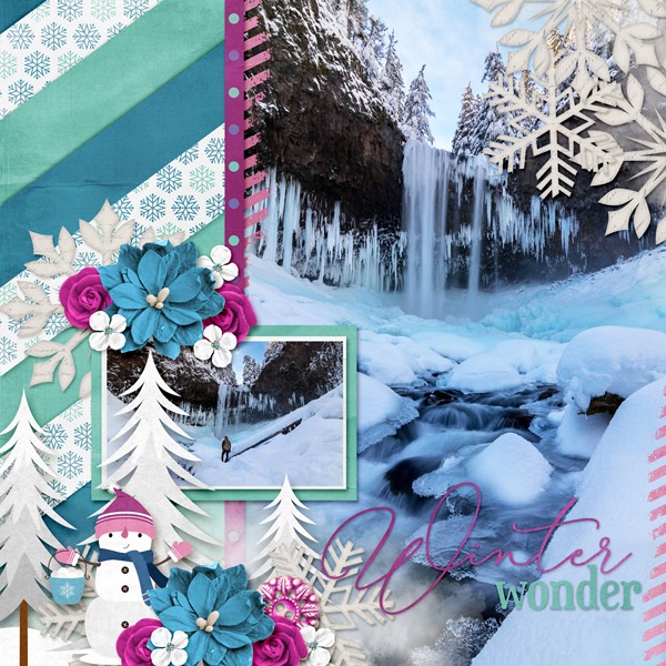 Winter Wonder 1-4 Template Bundle by Miss Fish