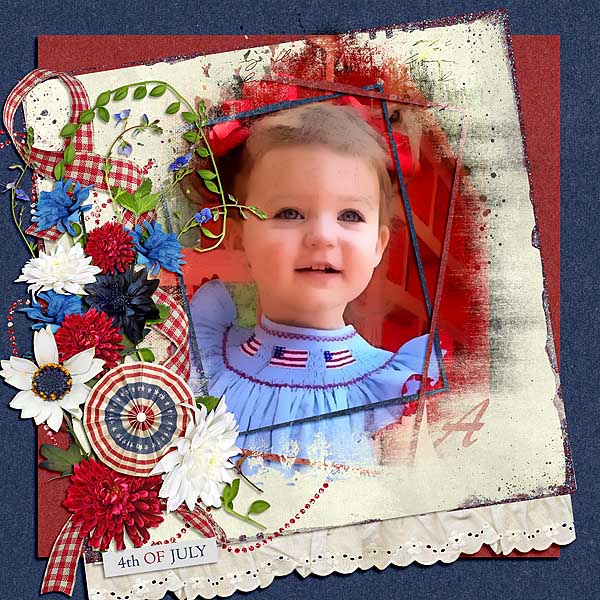This is Me July Layout by Linda