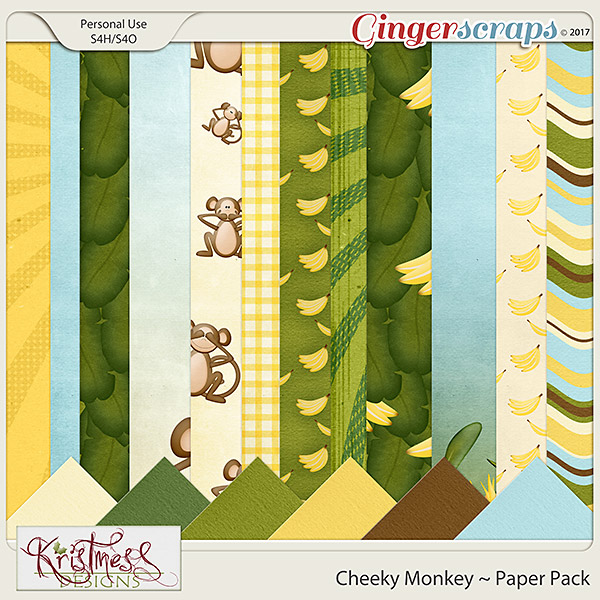 GingerScraps :: Kits :: Cheeky Monkey Page Kit
