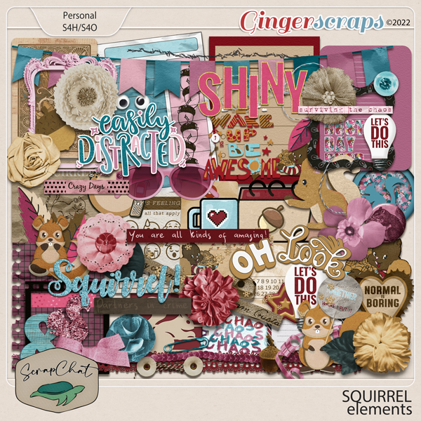 GingerScraps :: Kits :: Squirrel Kit by ScrapChat Designs