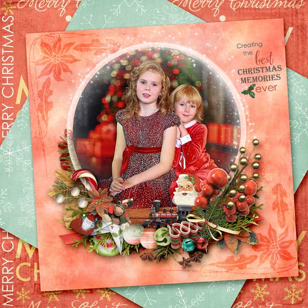Christmas Memories by Snickerdoodle Designs: Layout by zanthia