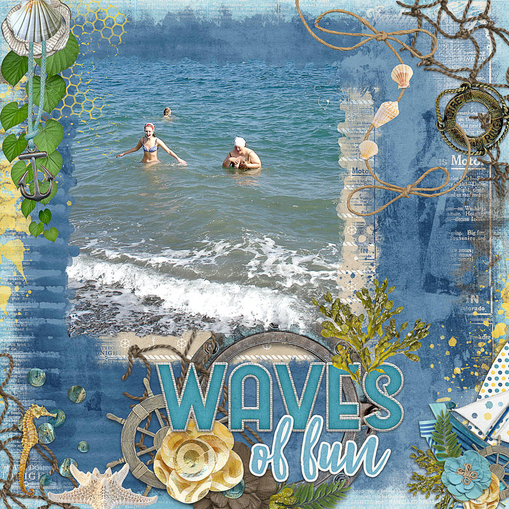 CT Layout using Sea & Me by Connie Prince