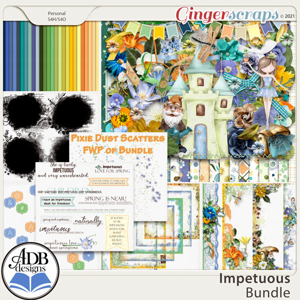 Impetuous Digital Scrapbook Collection by ADB Designs