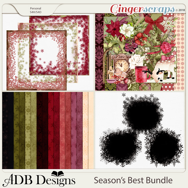 Seasons Best Digital Scrapbook Collection by ADB Designs