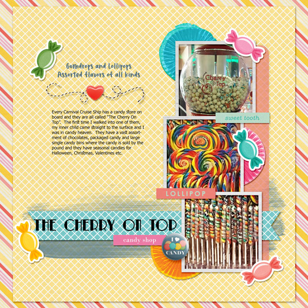 I Want Candy Embellishments