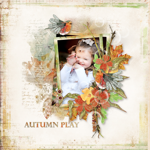 Playful Autumn Layout by Linda