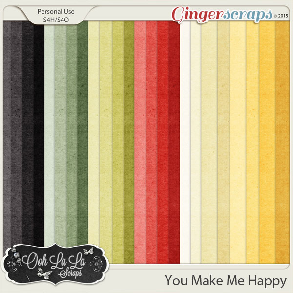 GingerScraps :: Kits :: You Make Me Happy Digital Scrapbooking Kit