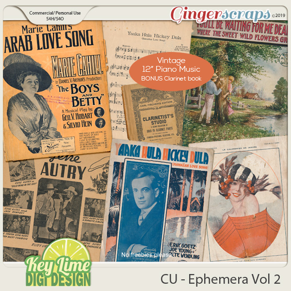 CU Ephemera Volume 2 by Key Lime Digi Design