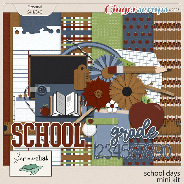 School Days Mini Kit by ScrapChat Designs