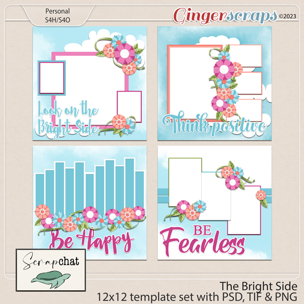 The Bright Side Template Set by ScrapChat Designs