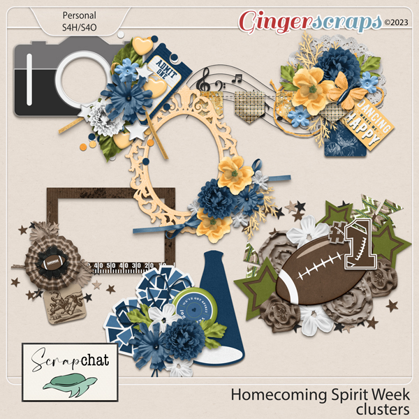 Homecoming Spirit Week Clusters by ScrapChat Designs