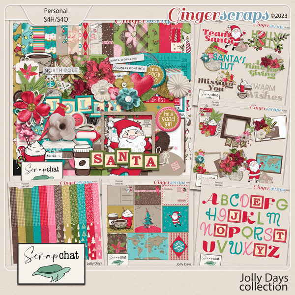 Jolly Days Collection by ScrapChat Designs