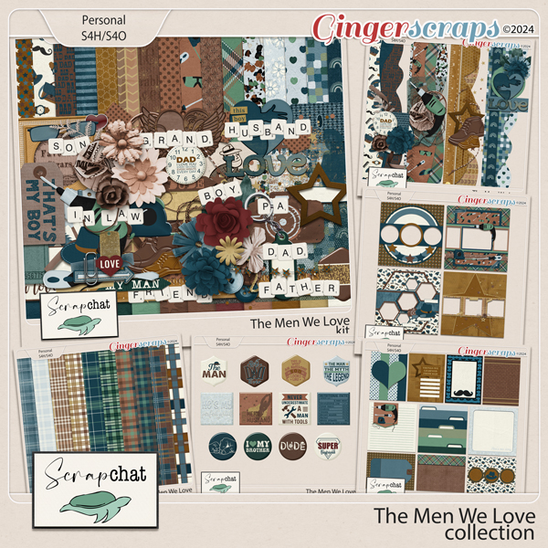 The Men We Love Collection by ScrapChat Designs