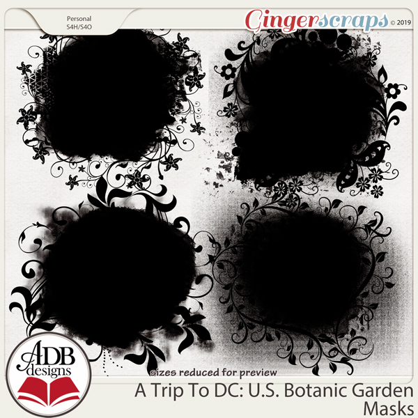 A Trip To DC - U.S. Botanic Garden Masks by ADB Designs