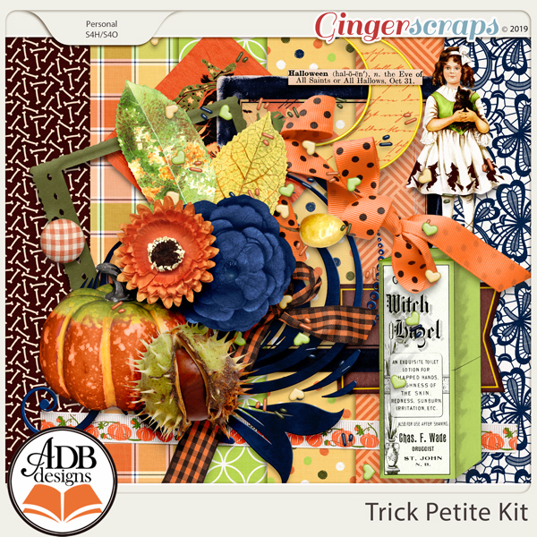 Trick and Treat "Trick" Petite Kit by ADB Designs