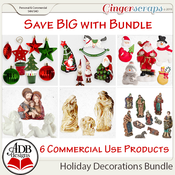 Holiday Decorations Bundle by ADB Designs