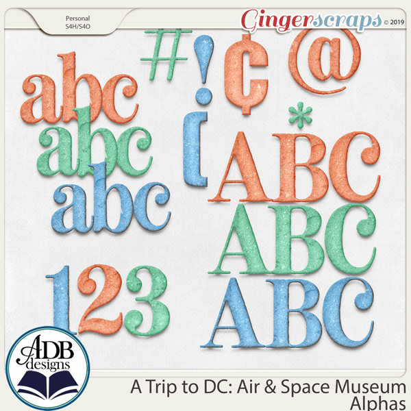 A Trip to DC - Air & Space Museum Alphas by ADB Designs