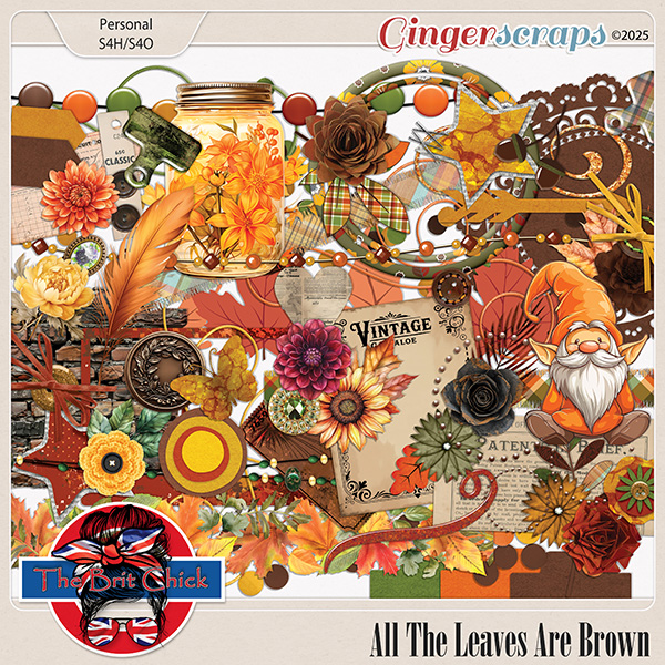 All The Leaves Are Brown Elements By The Brit Chick