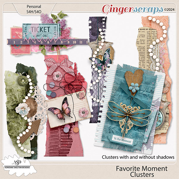 Favorite Moment Clusters-by Adrienne Skelton Designs 
