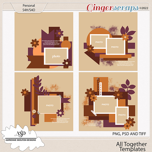 All Together Templates- by Adrienne Skelton Designs