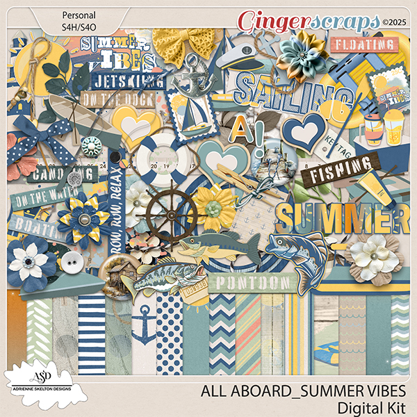 All Aboard_Summer Vibes Kit by Adrienne Skelton Designs 