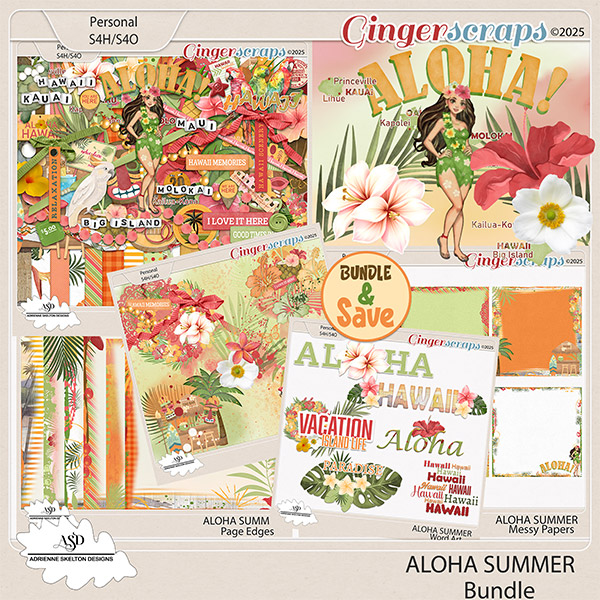 Aloha Summer Bundle by Adrienne Skelton Designs 