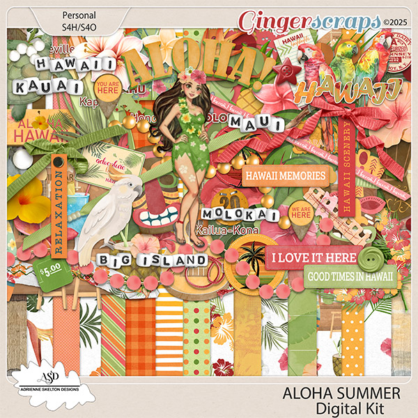 Aloha Summer kit by Adrienne Skelton Designs 