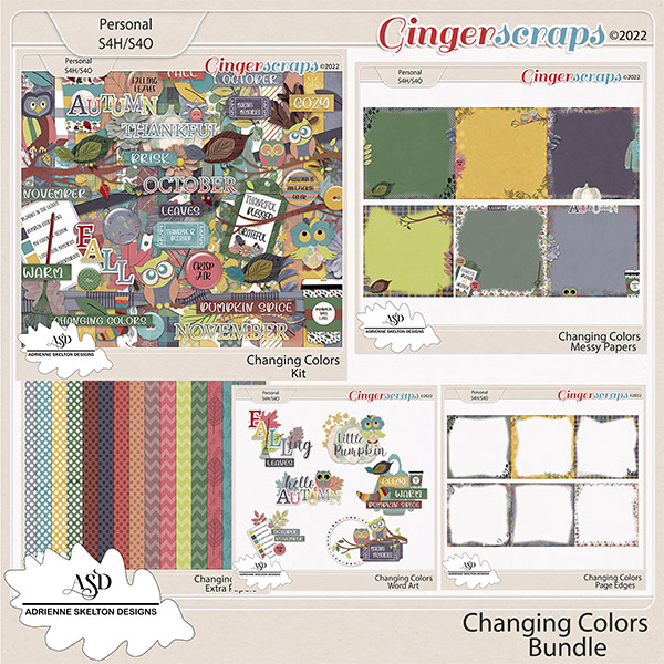 Changing Colors Bundle-By Adrienne Skelton Designs