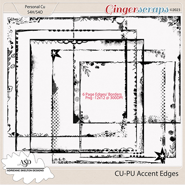 CU/PU Accent Edge Overlays-Vol1-by Adrienne Skelton Designs 