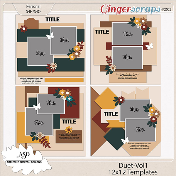 Duet-Vol1 Templates by Adrienne Skelton Designs 