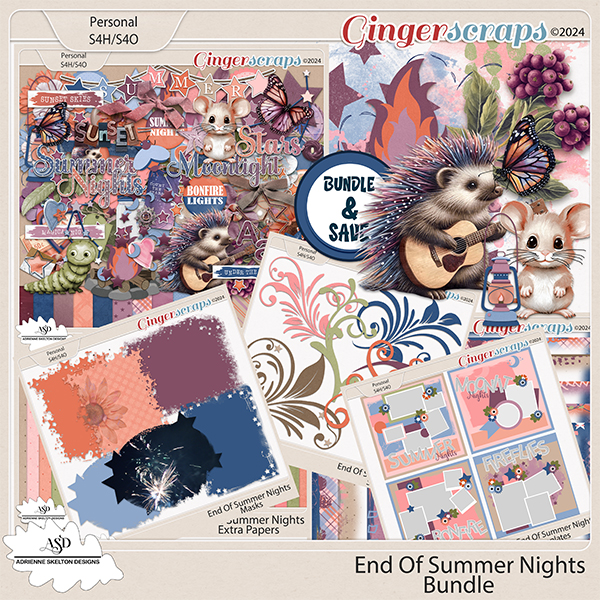 End of Summer Nights Bundle-by Adrienne Skelton Designs  