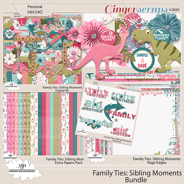 Family Ties-Sibling Moments Bundle-by Adrienne Skelton Designs  