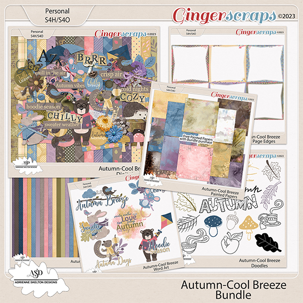Autumn-Cool Breeze Bundle- By Adrienne Skelton Designs