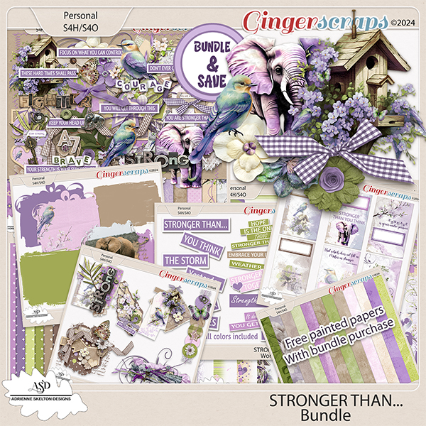 Stronger Than... Bundle by Adrienne Skelton Designs 