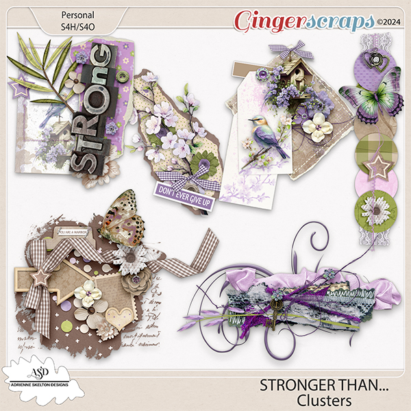 Stronger Than...Clusters by Adrienne Skelton Designs 