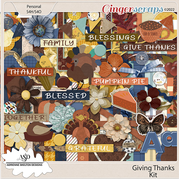Giving Thanks  by Adrienne Skelton Designs 