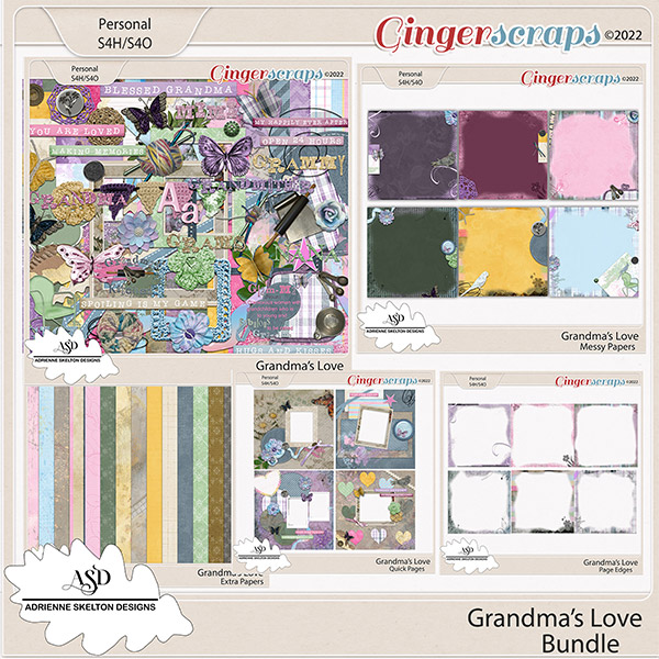 Grandmas Love Bundle- by Adrienne Skelton Designs