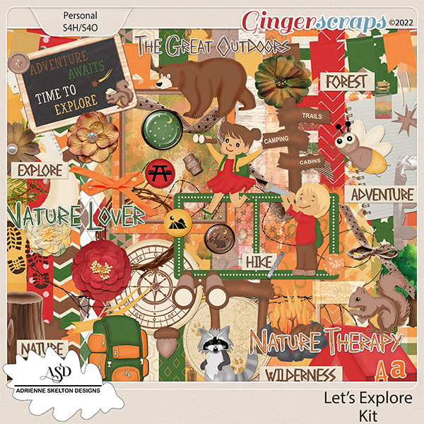Let's Explore -By Adrienne Skelton Designs 