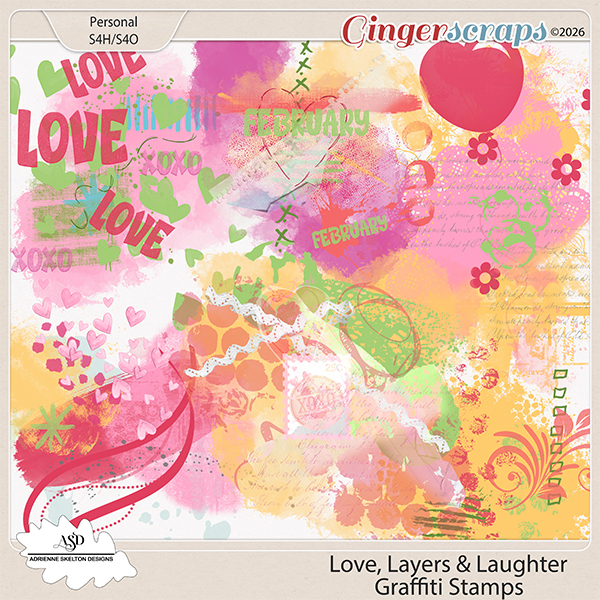 Love, Layers and Laughter Graffiti