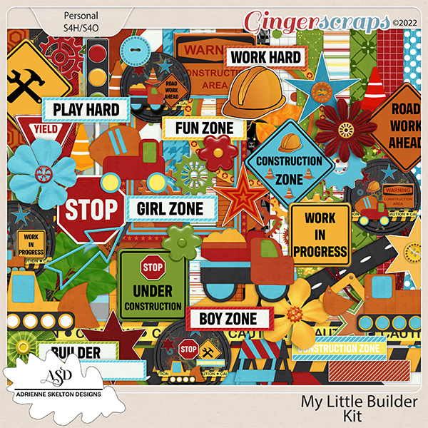 My Little Builder - by Adrienne Skelton Designs 