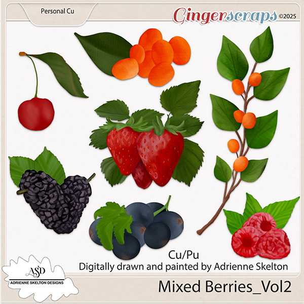 Cu/Pu Mixed Berries_Vol2 by Adrienne Skelton Designs  