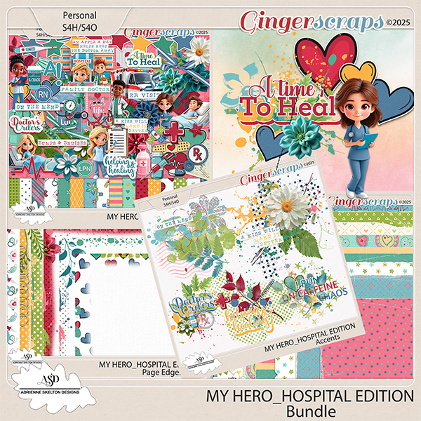 My Hero_Hospital Edition Bundle by Adrienne Skelton Designs