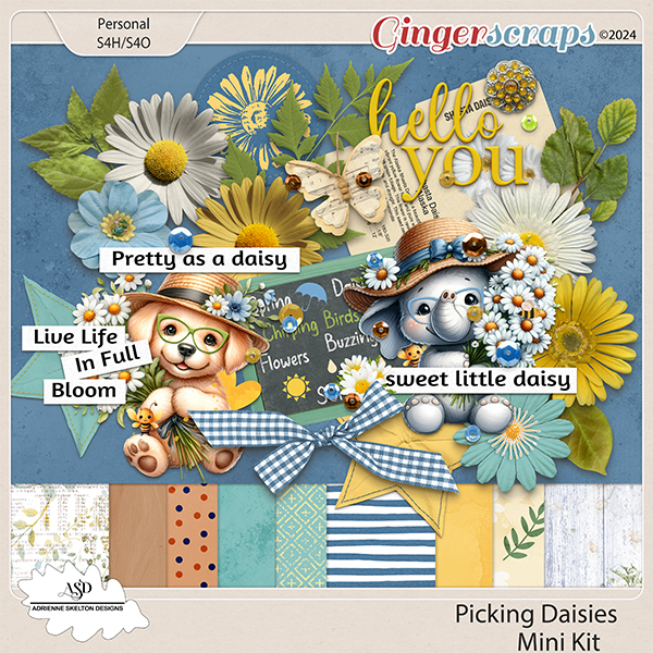 Picking Daisies Mini Collection - By Adrienne Skelton Designs