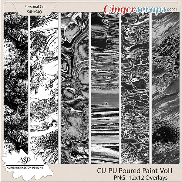 CU-PU Poured Paint Overlays-Vol6 by Adrienne Skelton Designs 