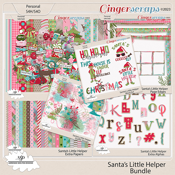 Santa's Little Helper Bundle- By Adrienne Skelton Design