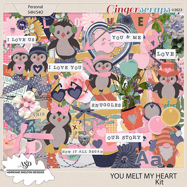 You Melt My Heart Kit- By Adrienne Skelton Design 