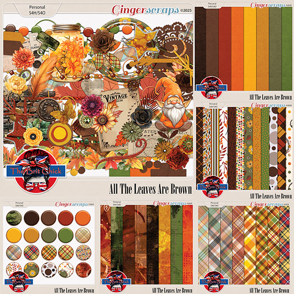 All The Leaves Are Brown Bundle By The Brit Chick