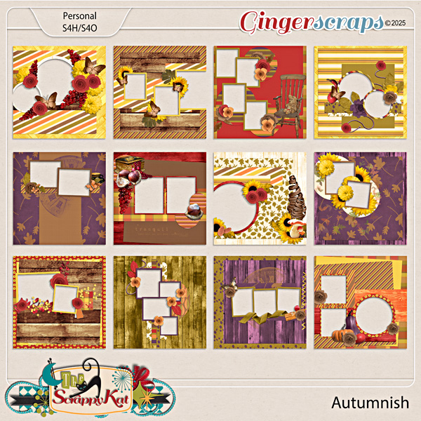 Autumnish Quick Pages by The Scrappy Kat