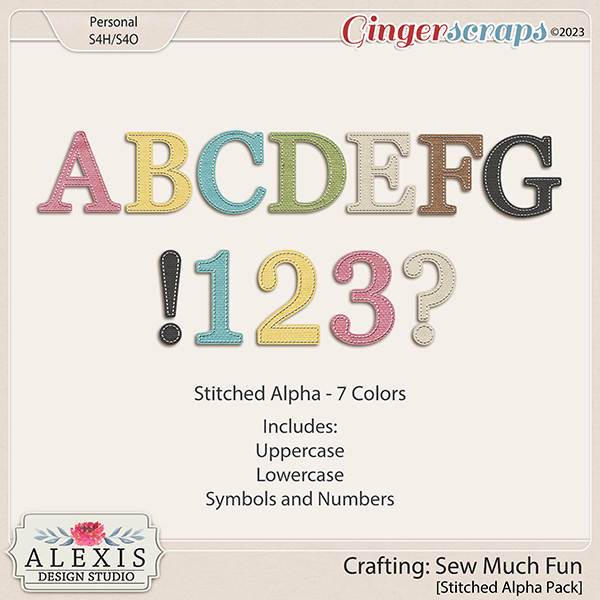 Crafting: Sew Much Fun - Alpha Pack