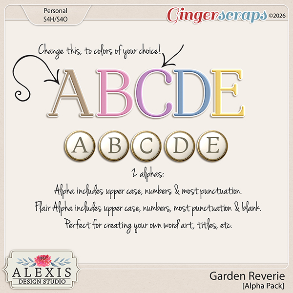 Garden Reverie - Alphas